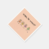 Girls Night Out Paper Napkin Servet (Hoek)