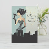 Girls Night Out Party - Blue Kaart (Staand voorkant)