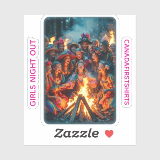 GIRLS NIGHT OUT STICKER (Vel)