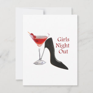 Girls Night Out Uitnodiging