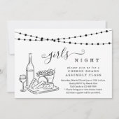 Girls Night Wine Tasting and Cheese Board Party I Kaart (Voorkant)