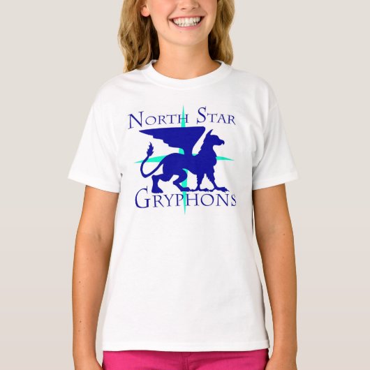 Girls' North Star Griffins T-Shirt (Voorkant)