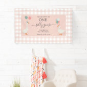 Girl's One Gekke Goose 1st Birthday Party Spandoek (Insitu)