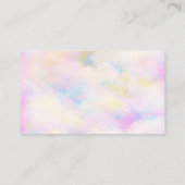 Girls Paars Dragon Diaper Raffle Baby shower Informatiekaartje (Achterkant)