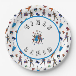 Girls Papieren Bordje