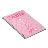 Girl's Paris Eiffel Tower School Notitieboek Gift (Rechterzijde)