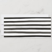 Girl's Paris France Airline Ticket Birthday Kaart (Achterkant)