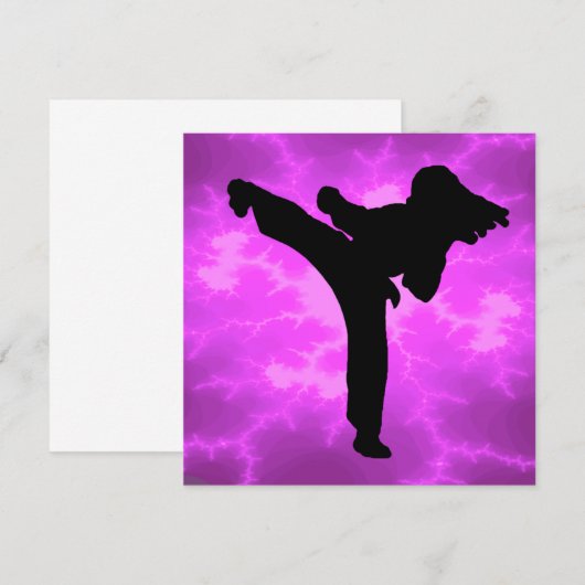 Girls Party Kaart (Voorkant / Achterkant)