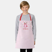 Girls Personalized Reindeer Initial O Schort (Gedragen)