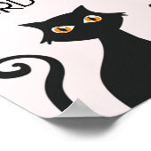 Girls Pink Boo Halloween Birthday Welcome Sign Poster (Hoek)