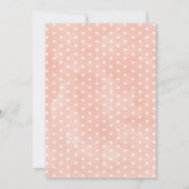 Girls Pink Pumpkin tweede uitnodiging op zaterdag (Achterkant)