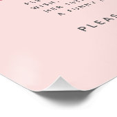 Girls Pink Woodland Bunny Time Capsule Sign Perfect Poster (Hoek)