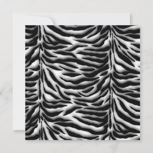 Girls Pink Zebra afstudeeraankondigingen Kaart (Achterkant)