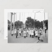 Girls Playground, 1905 Briefkaart (Voorkant / Achterkant)