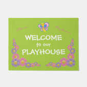 Girls Playhouse welkom Deurmat (Voorkant)