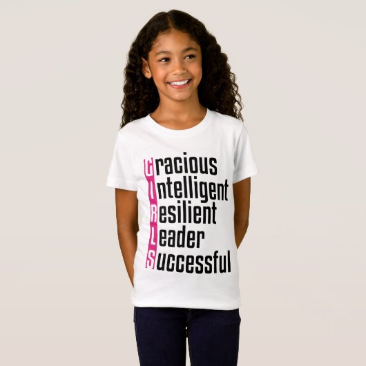 GIRLS Positieve T-Shirt (Voorkant volledig)
