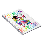 Girls Pre-K Afstuderen Magical Unicorn Gift Notitieboek (Rechterzijde)