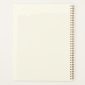 Girls Pretty Ponies Pastel Floral Horse Planner (Achterkant)