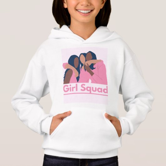 Girl's Pullover Hoodie (Voorkant)