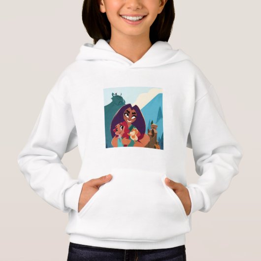 Girl's Pullover Hoodie (Voorkant)