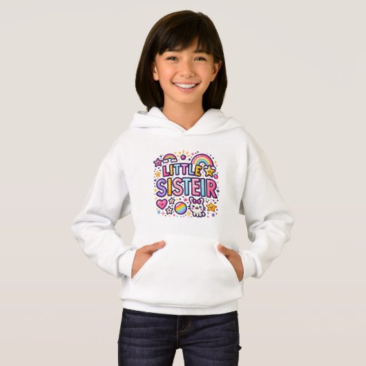 Girl's Pullover Hoodie (Voorkant volledig)