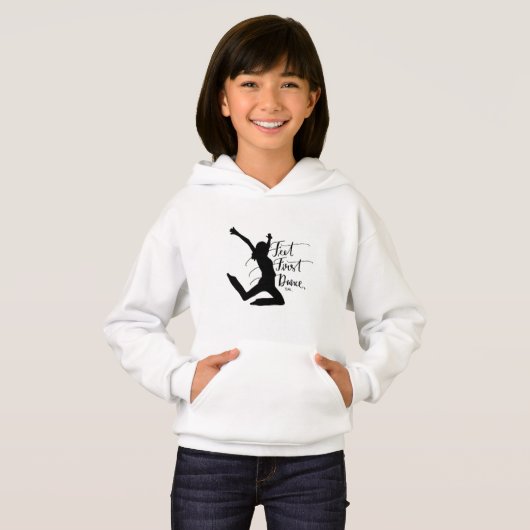 Girl's Pullover Hoodie (Voorkant volledig)