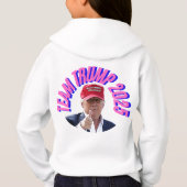 Girl's Pullover Team Trump Hoodie (Achterkant)