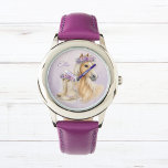 Girls Purple Floral Horse Horloge<br><div class="desc">Designed for the girl who dreams of ponies and lavender skies, this cute girls purple and pink floral horse watch is more than an accessory — it’s a keepsake she’ll treasure. Featuring a soft watercolor horse design, this watch makes a heartfelt birthday gift for young horse lovers, reminding her with...</div>