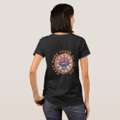 Girls' Quirky Brain Skull T-shirt - Gothic Humor (Achterkant volledig)