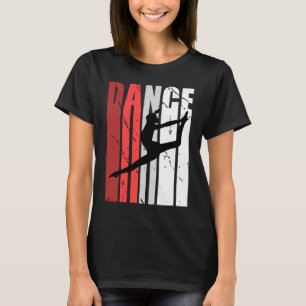 Girls Retro Classical Dance Birthdays  Dist T-shirt