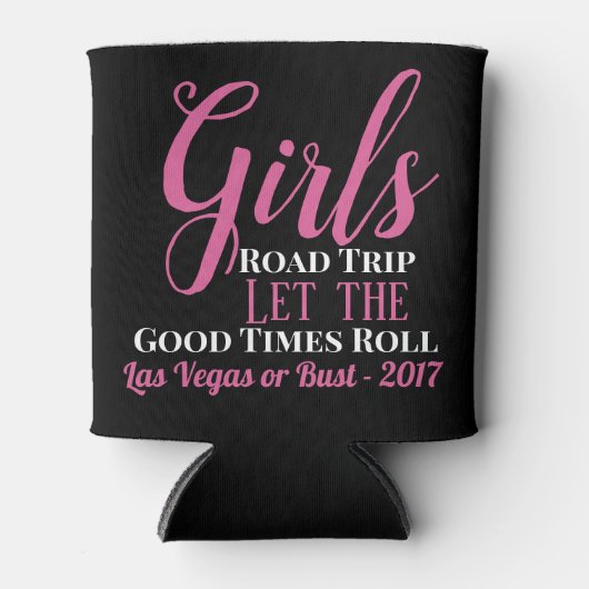 Girls Road Trip Blikjeskoeler (Voorkant)