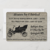 Girls Road Trip  Uitnodiging (Achterkant)