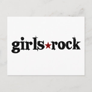 Girls Rock Briefkaart