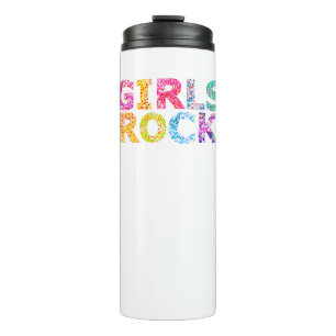 Girls Rock Design Sterke Vrouwelijke Geest ERA Thermosbeker