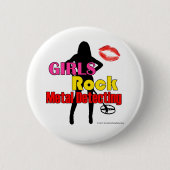 Girls Rock Metal Detection Button (Voorkant)