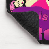 Girls Rock Mousepad Muismat (Hoek)