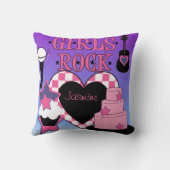 Girls Rock Pillow Kussen (Achterkant)