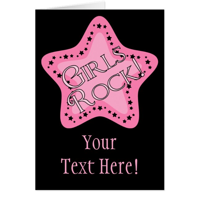Girls Rock Pink Star (Voorkant)