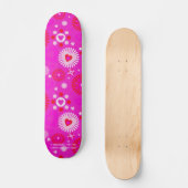 GIRLS ROCK PRO SKATEBOARD - HOT PINK FUSHIA - TOP (Voorkant)