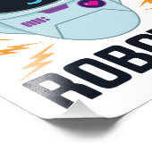 Girls Rock Robotics Cute Robot Team Women Foto Afdruk (Hoek)