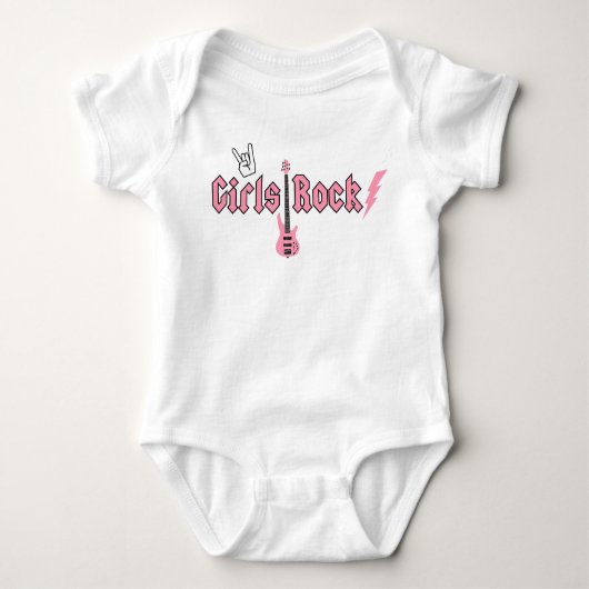 GIRLS ROCK ROMPER (Voorkant)