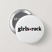 Girls Rock Ronde Button 5,7 Cm (Voorkant /achterkant)