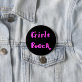 Girls Rock Ronde Button 7,6 Cm (In situ)