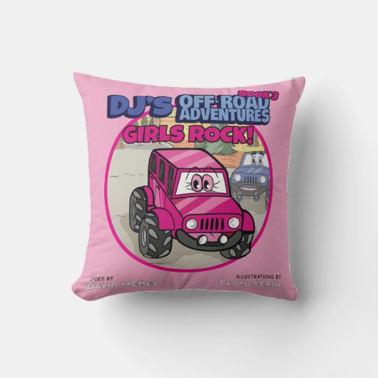 GIRLS ROCK Sierkussen (Voorkant)