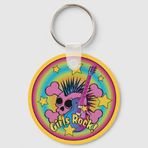 Girls Rock Skull & Crossbones Sleutelhanger