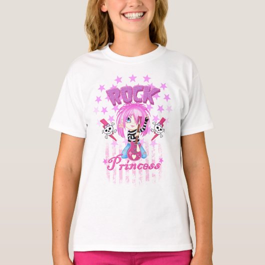 Girl's Rock Star Princess shirt (Voorkant)