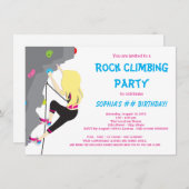 Girls Rock tijdens de Birthday Party Kaart (Voorkant / Achterkant)