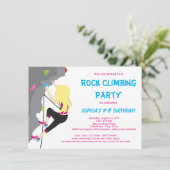 Girls Rock tijdens de Birthday Party Kaart (Staand voorkant)