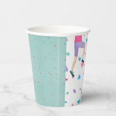 Girls Rock tijdens de Birthday Party Papieren Bekers (Rechts)