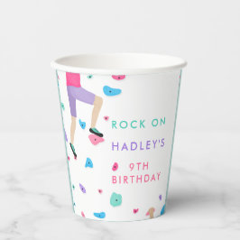 Girls Rock tijdens de Birthday Party Papieren Bekers